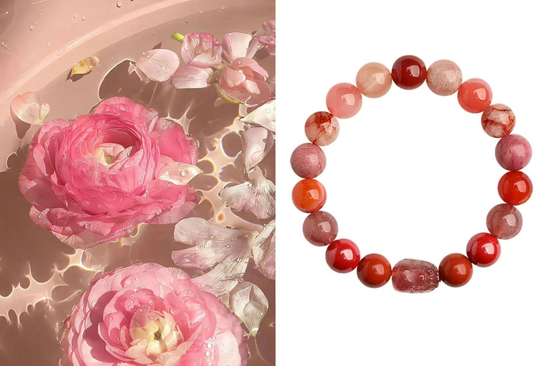 Passion Igniting Bracelet - Wu Xing Element for Energy & Courage