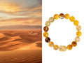 Earth Bracelet – Brown Stone for Grounding & Stability | Protection Jewelry