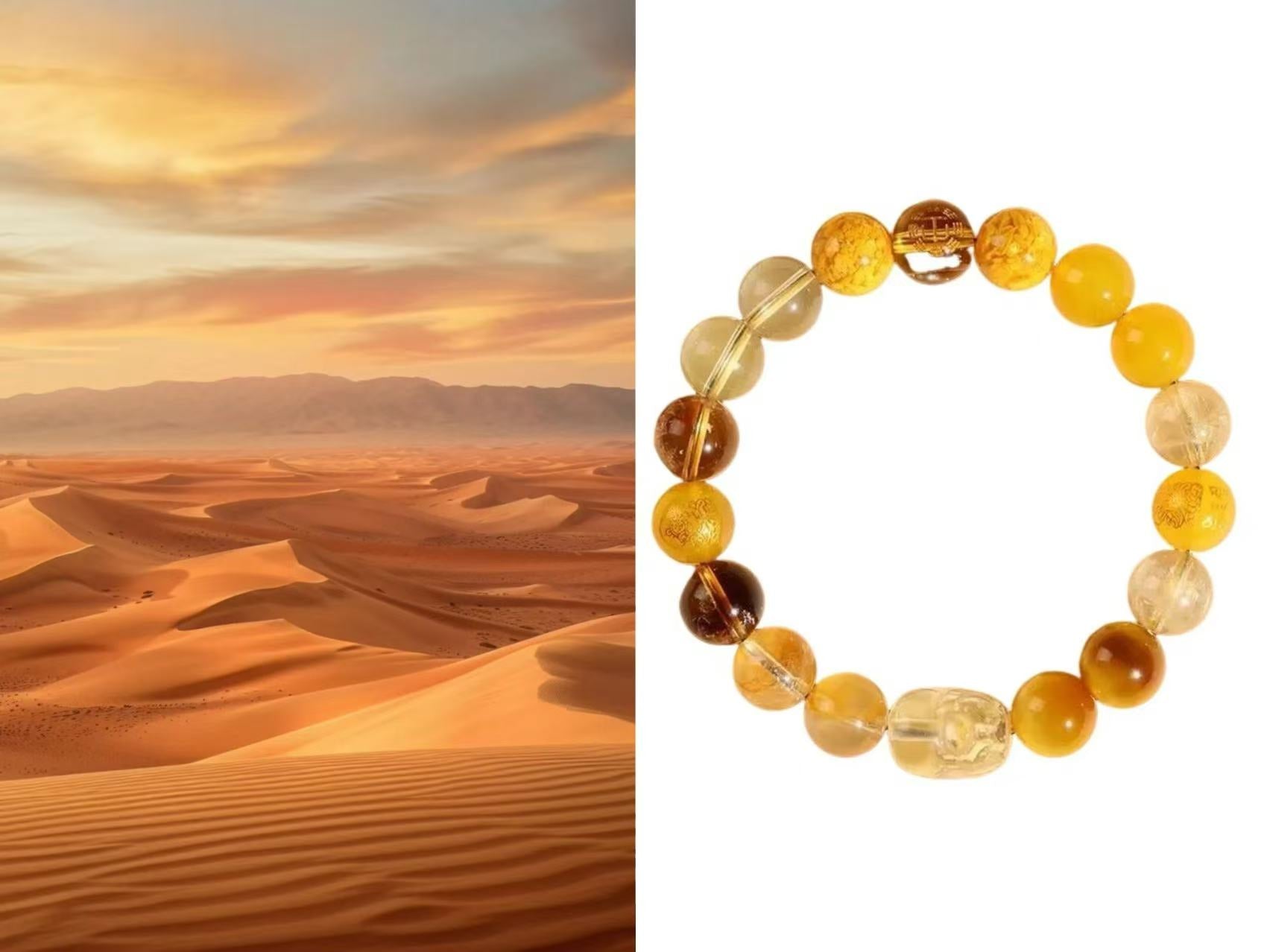 Grounding Stability Bracelet - Wu Xing Element for Security & Patience