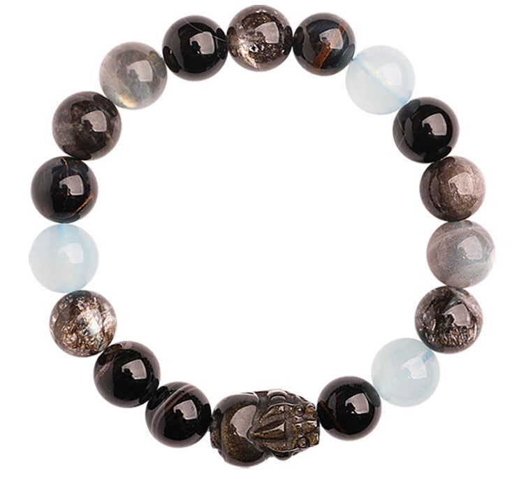 Water Energy Balancing Bracelet - Wu Xing Element for Wisdom & Calm